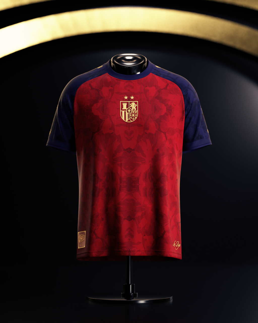 Camiseta España 2 Estrellas Mundial 2026
