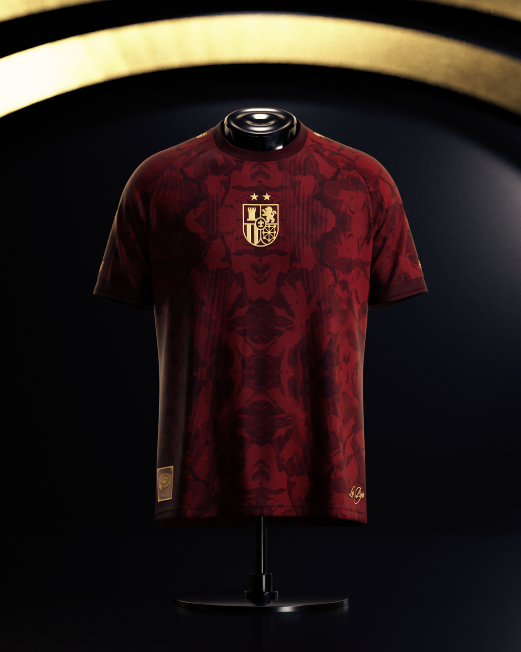 Camiseta España 2 Estrellas Mundial 2026