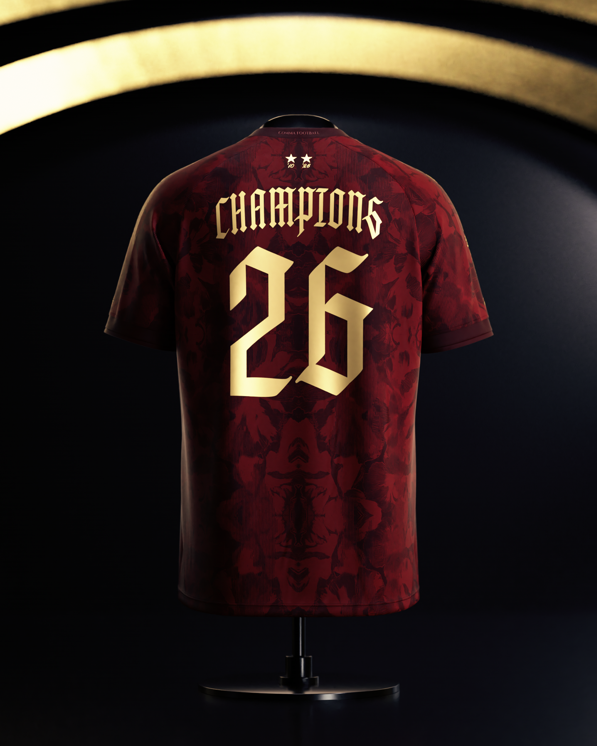 Camiseta España 2 Estrellas Mundial 2026