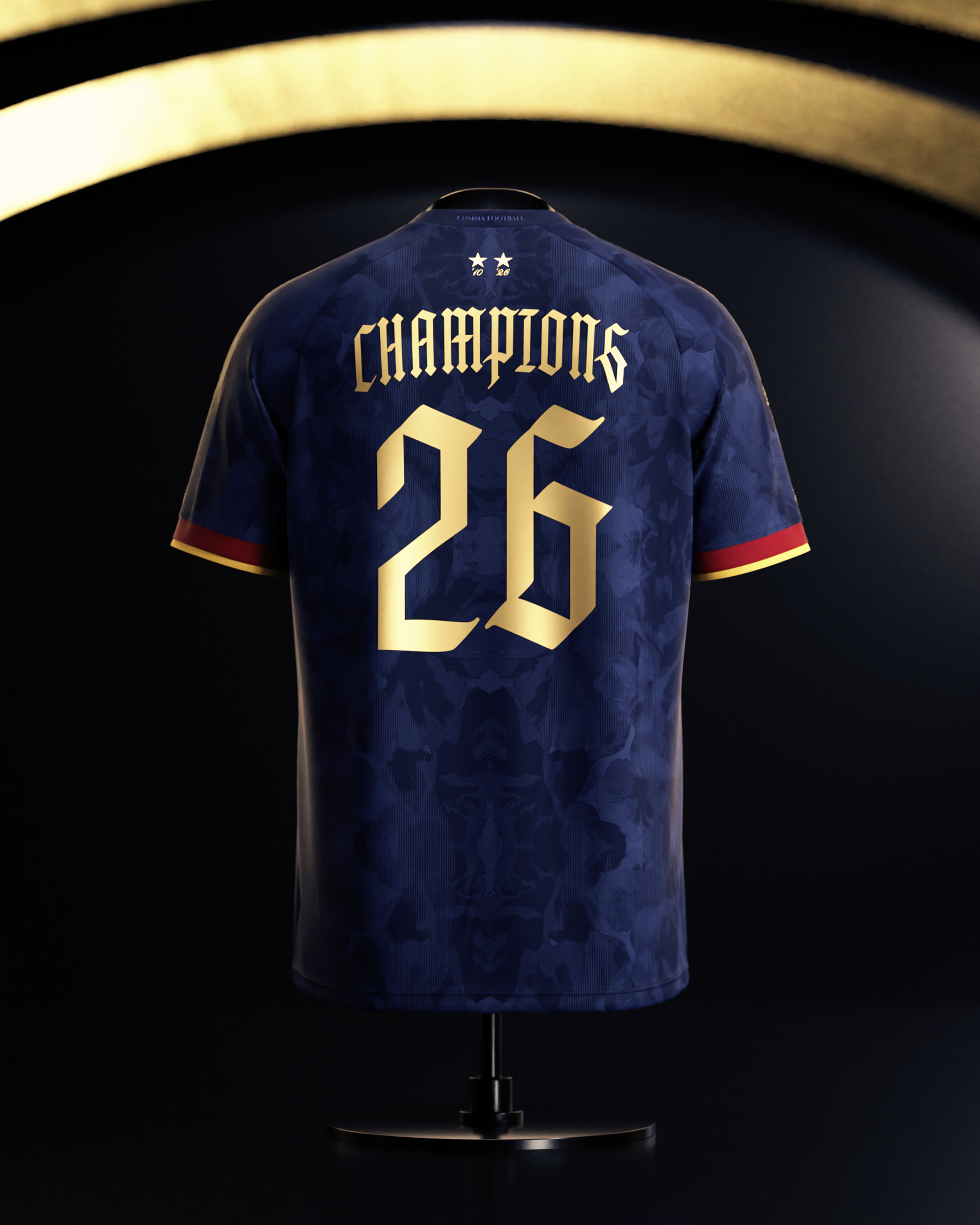 Camiseta España 2 Estrellas Mundial 2026