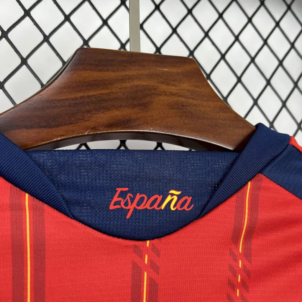 Camiseta España Local 2 Estrellas Manga Larga Mundial 2026