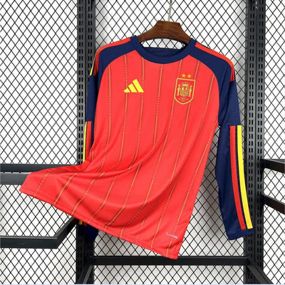 Camiseta España Local 2 Estrellas Manga Larga Mundial 2026