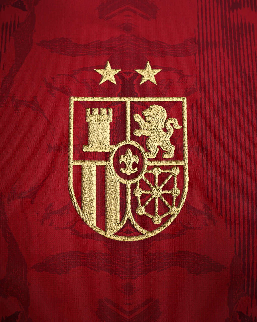 Camiseta España 2 Estrellas Mundial 2026