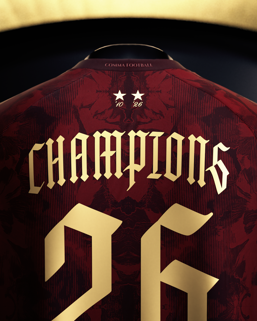 Camiseta España 2 Estrellas Mundial 2026