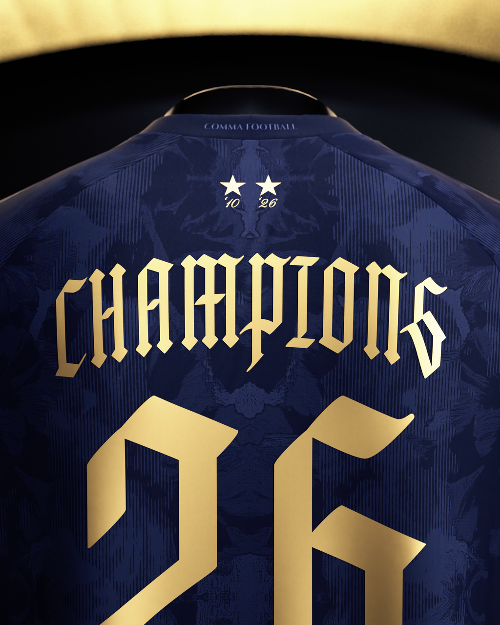 Camiseta España 2 Estrellas Mundial 2026