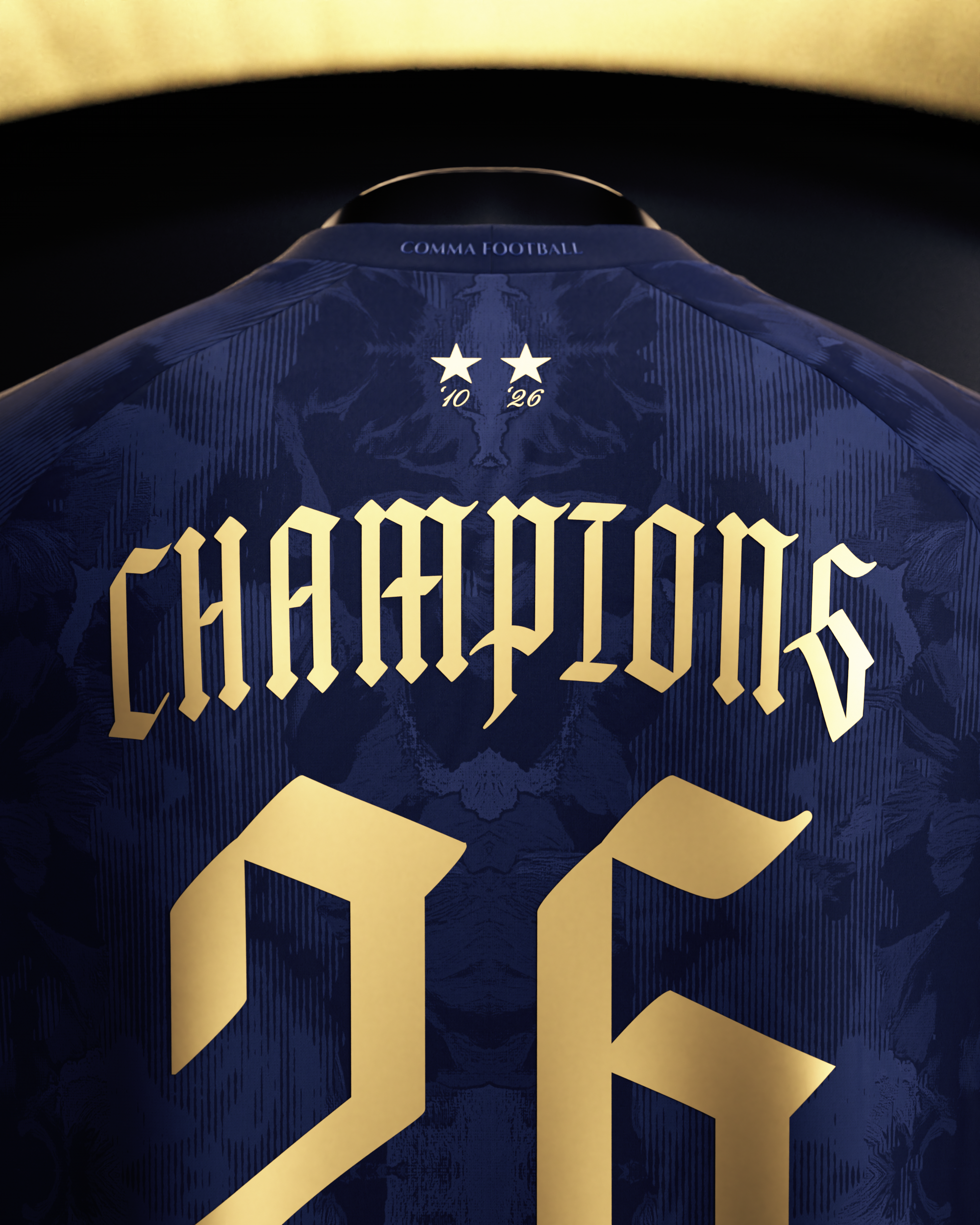 Camiseta España 2 Estrellas Mundial 2026