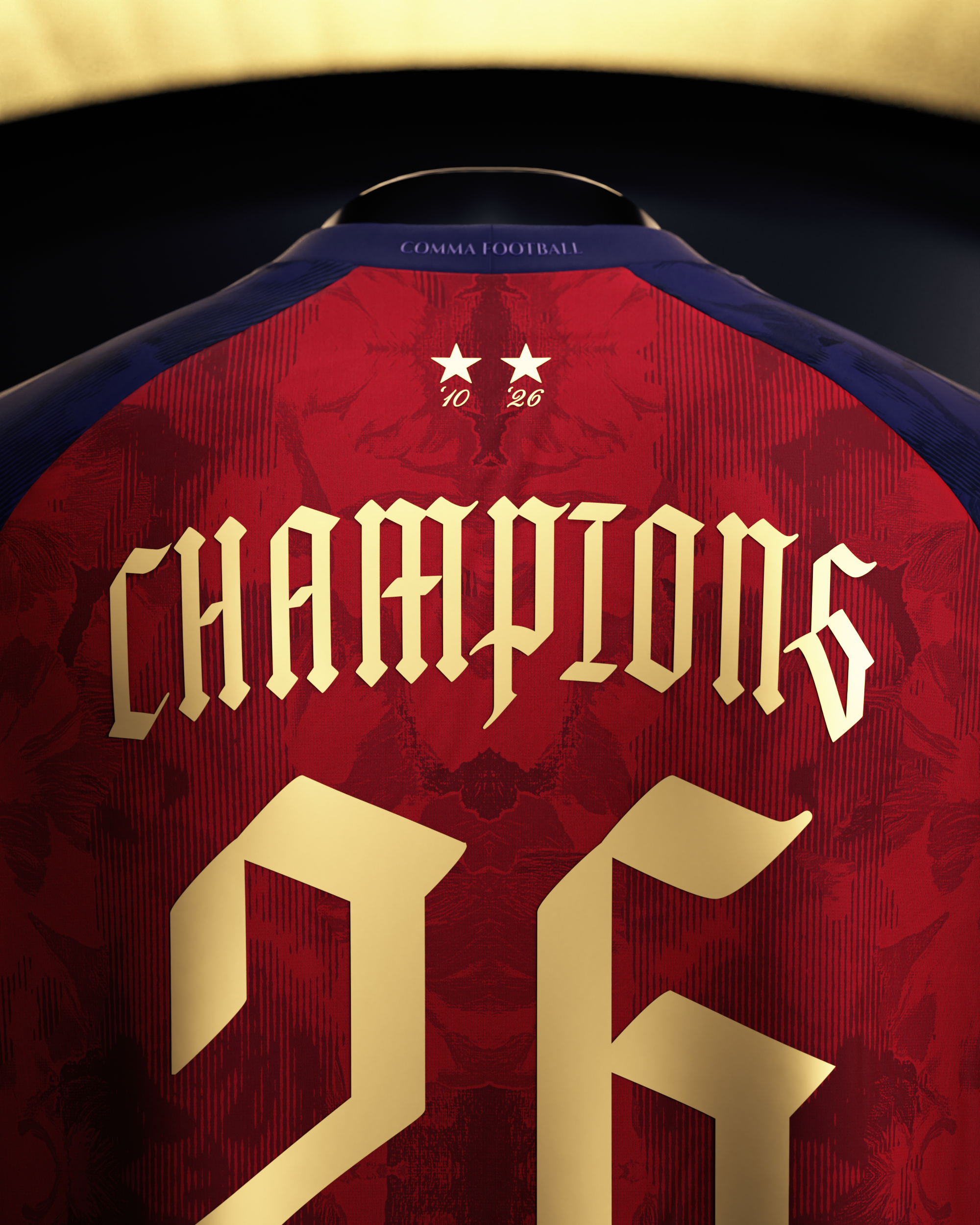 Camiseta España 2 Estrellas Mundial 2026