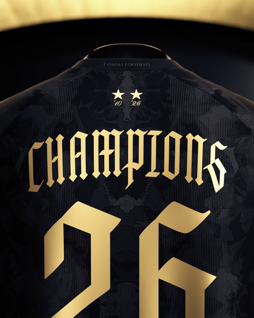 Camiseta España 2 Estrellas Mundial 2026