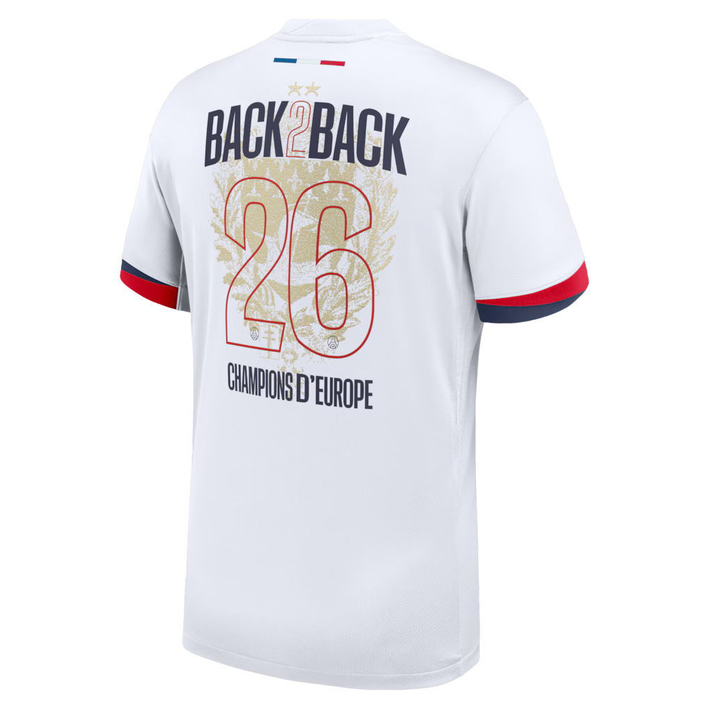 Maillot Paris Saint-Germain back to back 2 étoiles